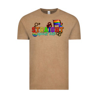 Vintage Coffee Straight agains hate Vintage Tee - CowGirlArtShop