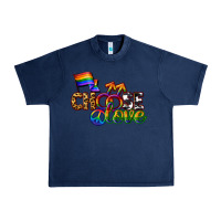 Navy Western choose love Urban Heavy Tee - CowGirlArtShop