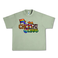 Oil Green Western choose love Urban Heavy Tee - CowGirlArtShop