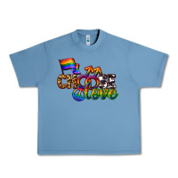 Pebble Blue Western choose love Urban Heavy Tee - CowGirlArtShop