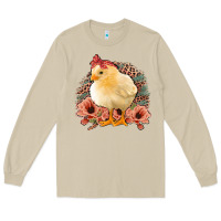 Mushroom Chick With Flowers Feopard Long Sleeve Tee - Jasminsmagicworld