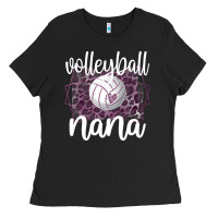 Volleyball Nana Grandma Of Volleyball Player Nana Ladies Tee | Teevron