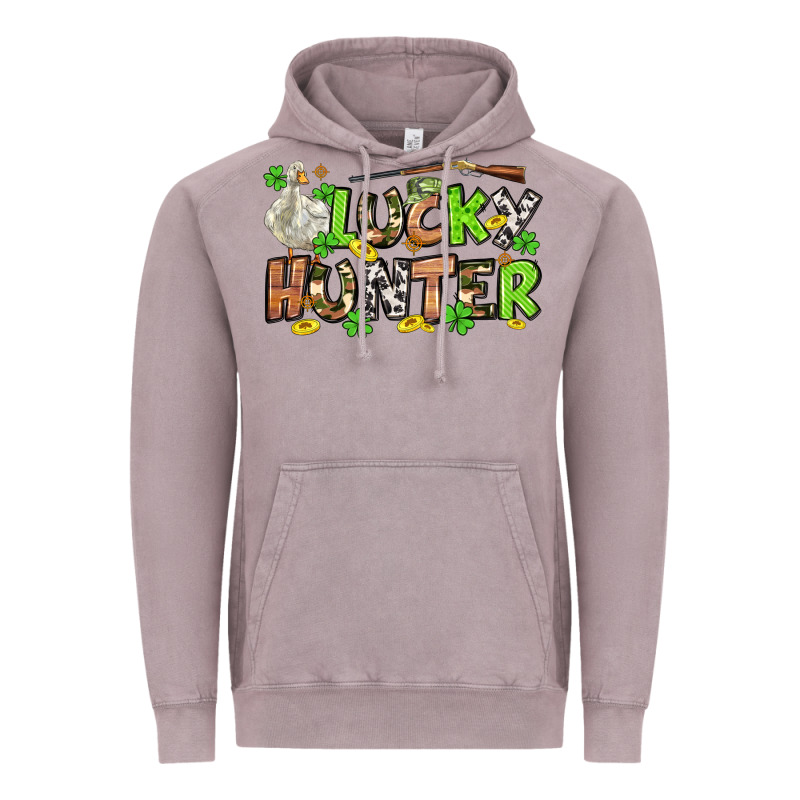 Lucky Hunter St. Patrick's Day Vintage Hoodie by OliviaCreatesArt | Teevron