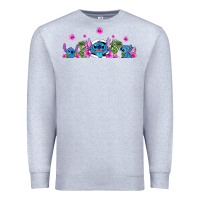 Heather Grey stitches Premium Sweatshirt - AdoDesignShop