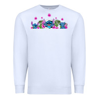 White stitches Premium Sweatshirt - AdoDesignShop