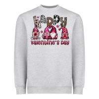 Heather Grey happyvalentinesday Heavyweight Sweatshirt - SublimationCraftShop