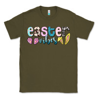 Army Green Easter vibes Easter Day Classic Tee - HowdyJamesFarm