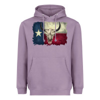 Lavender distressed tesas flag Heavyweight Hoodie - BarkalooDesign