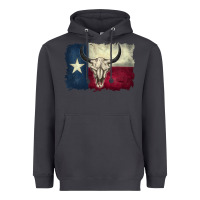 Smoke distressed tesas flag Heavyweight Hoodie - BarkalooDesign