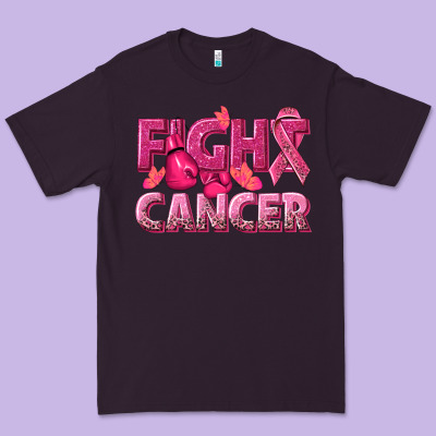 Fight Cancer Premium Tee Designed By Nancycooperartshop