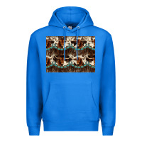 True Royal Longhorn Cow Pattern Premium Hoodie - CowhideDigitalArt
