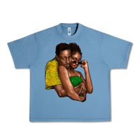 Pebble Blue Black couple Urban Heavy Tee - HowdyJamesFarm