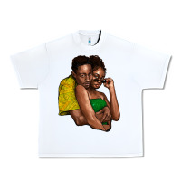 White Black couple Urban Heavy Tee - HowdyJamesFarm