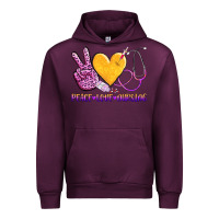 Mauve Wine peace love nursing Urban Hoodie - AdoDesignShop