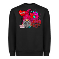Black happy valentines day Heavyweight Sweatshirt - SublimationCraftShop