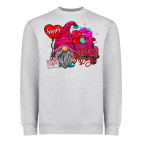 Heather Grey happy valentines day Heavyweight Sweatshirt - SublimationCraftShop