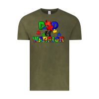 Vintage Olive Dad of warrior Vintage Tee - CowGirlArtShop