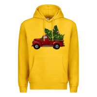 Lemon Christmas Trees With Truck Premium Hoodie - RanaPortraitStore