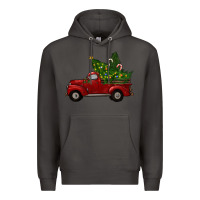 Smoke Christmas Trees With Truck Premium Hoodie - RanaPortraitStore