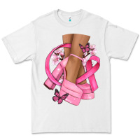 White breast cancer diva Premium Tee - NancyCooperArtShop