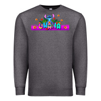 Charcoal Heather stitch ohana Premium Sweatshirt - AdoDesignShop
