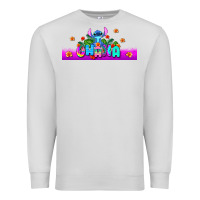 Dove Grey stitch ohana Premium Sweatshirt - AdoDesignShop