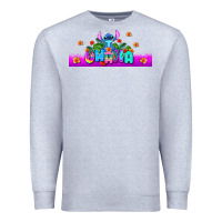 Heather Grey stitch ohana Premium Sweatshirt - AdoDesignShop