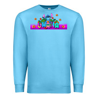 Ocean Blue stitch ohana Premium Sweatshirt - AdoDesignShop