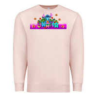 Pale Pink stitch ohana Premium Sweatshirt - AdoDesignShop