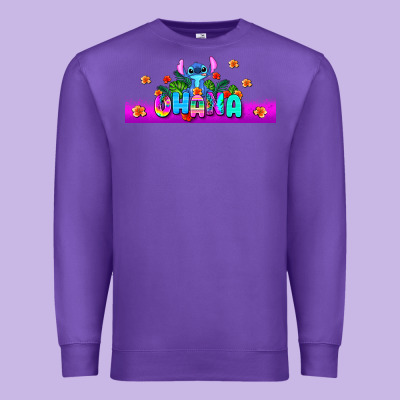 Stitch Ohana Premium Sweatshirt Designed By Adodesignshop