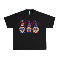 Black 4th Of July gnomies with stars Urban Heavy Tee - HowdyJamesFarm