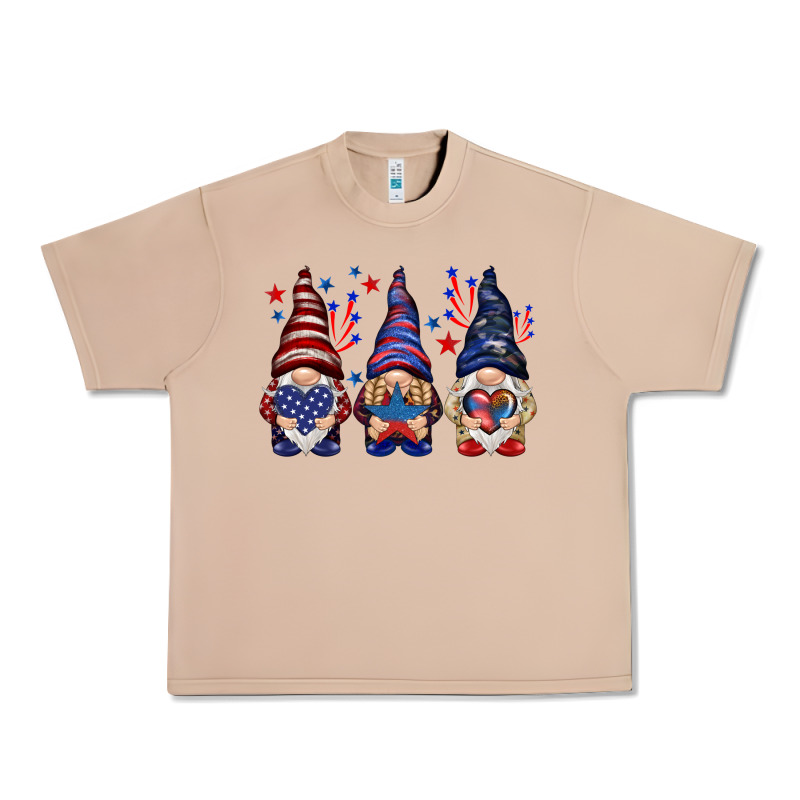 4th Of July Gnomies With Stars Urban Heavy Tee by HowdyJamesFarm | Teevron