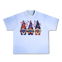 Grape Ice 4th Of July gnomies with stars Urban Heavy Tee - HowdyJamesFarm