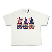 Pistachio 4th Of July gnomies with stars Urban Heavy Tee - HowdyJamesFarm
