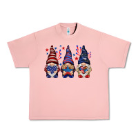 Salmon 4th Of July gnomies with stars Urban Heavy Tee - HowdyJamesFarm