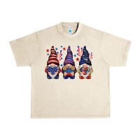 Sandshell 4th Of July gnomies with stars Urban Heavy Tee - HowdyJamesFarm