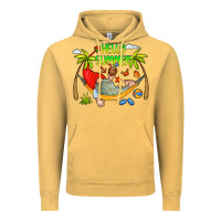 Vintage Mustard Hello Summer Vintage Hoodie - CowCowDesign