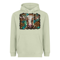 Matcha Christmas background baby calf Heavyweight Hoodie - BarkalooDesign