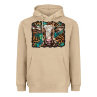 Mushroom Christmas background baby calf Heavyweight Hoodie - BarkalooDesign