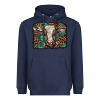 Navy Christmas background baby calf Heavyweight Hoodie - BarkalooDesign