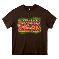 Chocolate Brown i̇f you drink don't drive do the watermelon crawl2 Heavy Core Tee - JahusDesignShop