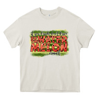 Cream i̇f you drink don't drive do the watermelon crawl2 Heavy Core Tee - JahusDesignShop