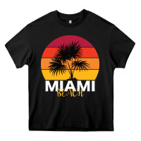 Black Miami Beach Heavy Core Tee - Bettercallsaul