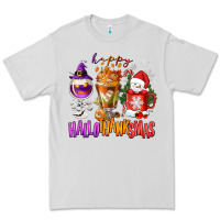 Dove Grey Happy Hallothanksmas wine glass and coffee Premium Tee - NancyCooperArtShop