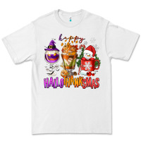 White Happy Hallothanksmas wine glass and coffee Premium Tee - NancyCooperArtShop