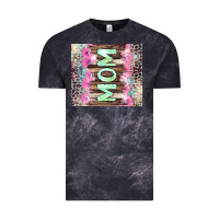 Cloud Black Mom leopard Vintage Tee - CowGirlArtShop