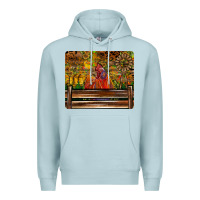 Blue Mist Farm Life Rooster Premium Hoodie - CowhideDigitalArt