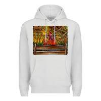 Dove Grey Farm Life Rooster Premium Hoodie - CowhideDigitalArt