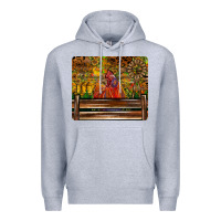 Heather Grey Farm Life Rooster Premium Hoodie - CowhideDigitalArt