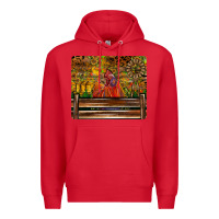 Red Farm Life Rooster Premium Hoodie - CowhideDigitalArt